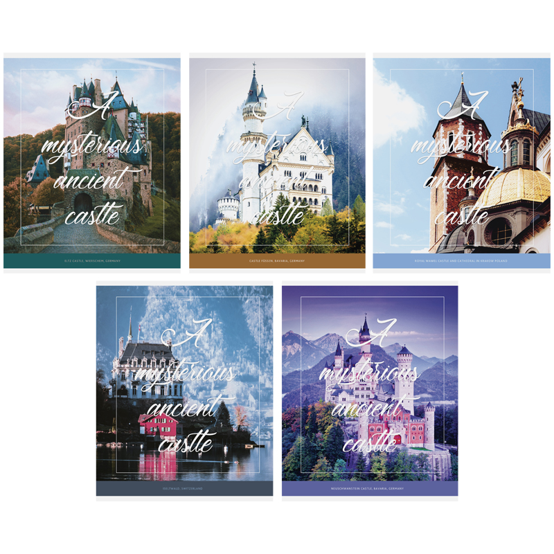 Тетрадь 48л., А5, клетка ArtSpace "Путешествия. Mysterious castle"
