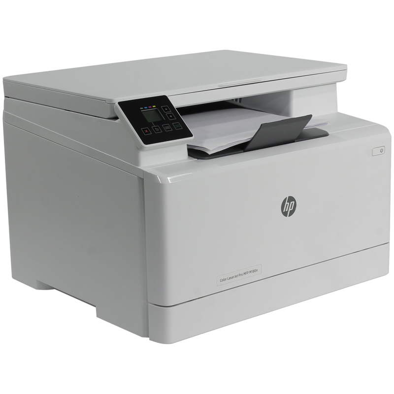 УЦЕНКА-МФУ лазерное цветное HP Color LJ Pro M180n (A4, 600dpi,16/16ppm, 128Mb, p/c/s USB/LAN)