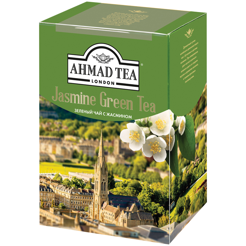 Чай Ahmad Tea, зеленый, листовой, с жасмином, 200г