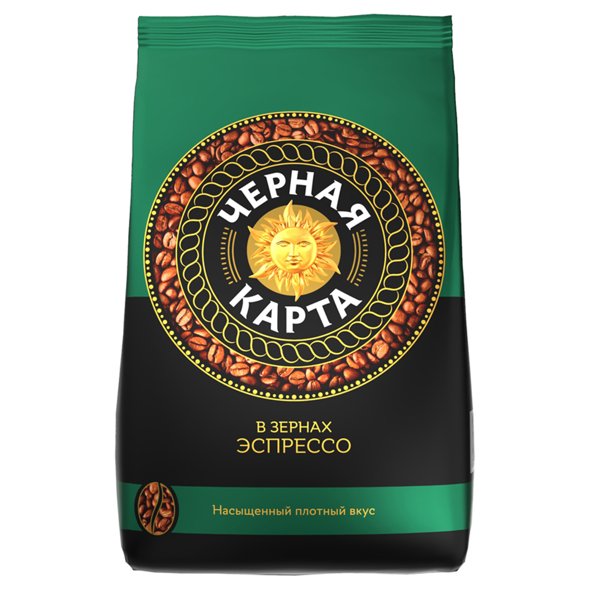 Кофе в зернах Черная Карта "Espresso Italiano", пакет, 1кг