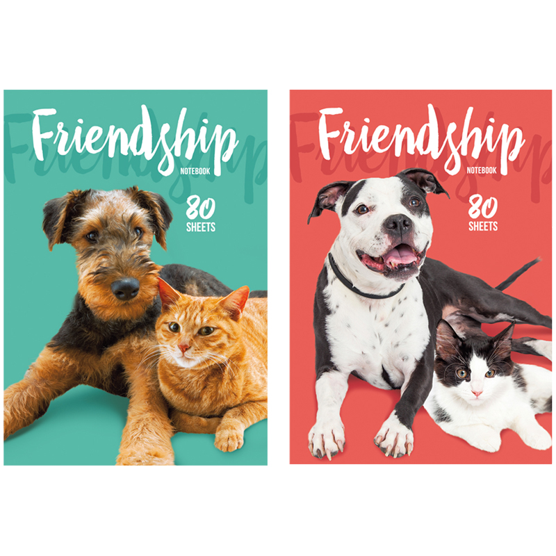 Бизнес-блокнот А6 80л. BG "Friendship", глянцевая ламинация