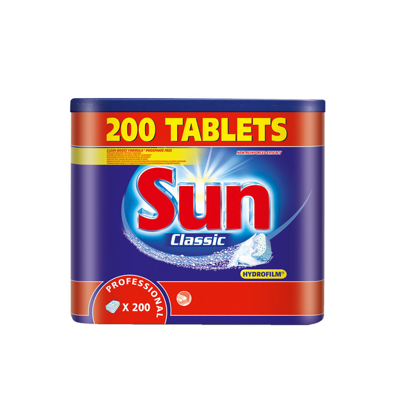 Таблетки для посудомоечной машины Sun "Professional", 200шт.