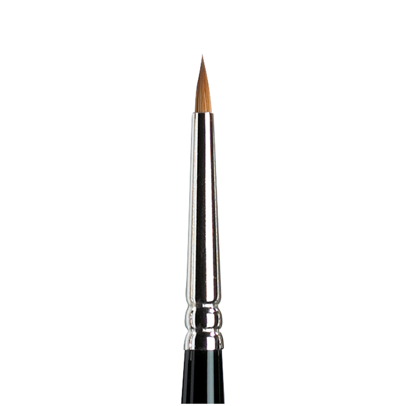 Кисть художественная миниатюрная, колонок Winsor&Newton "Series 7", круглая, №3, короткая ручка