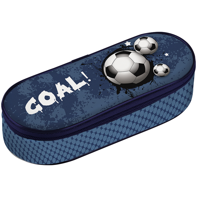 Пенал мягкий корпусный 210*85*50 Berlingo "Football", полиэстер