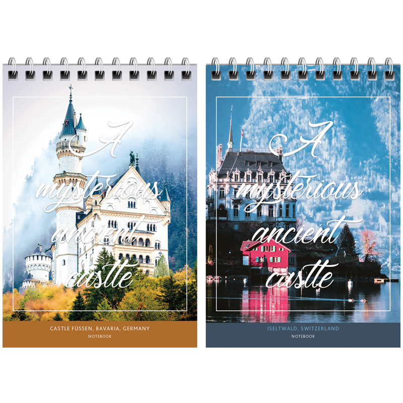 Блокнот А6 80л. на гребне ArtSpace "Путешествия. Mysterious castle"