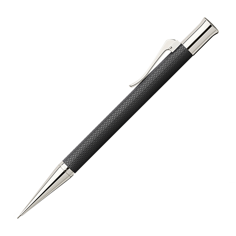 Карандаш механический Graf von Faber-Castell "Guilloche Black", 0,7мм, подар. уп.