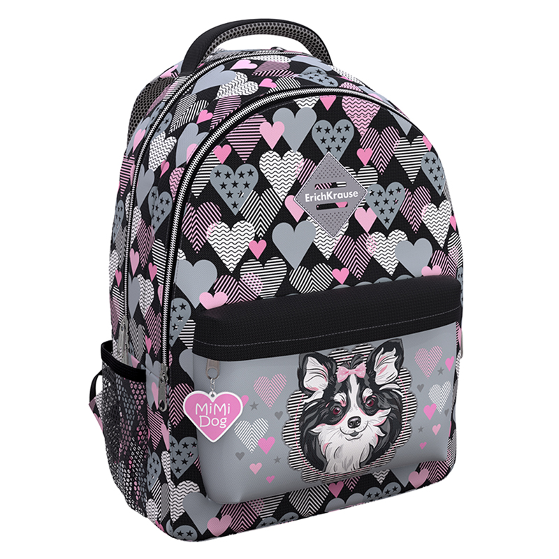 Рюкзак Erich Krause EasyLine "Mimi Dog" 44*33*23см, 2 отделения, 3 кармана, отд. для ноутбука
