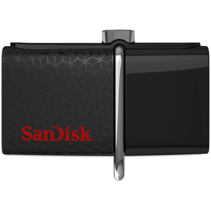 Память SanDisk "OTG Dual Drive"  64GB, USB3.0/microUSB, Flash Drive, черный