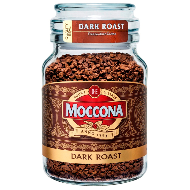 Кофе растворимый Moccona "Dark Roast", стеклянная банка, 95г