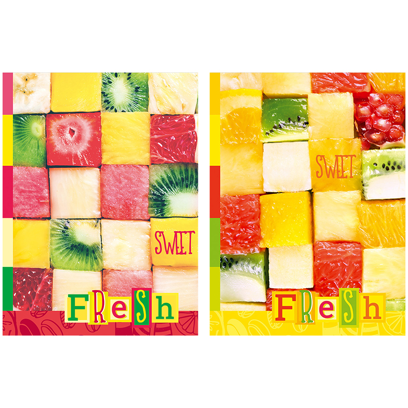 Бизнес-блокнот А6 80л. BG "Sweet fresh", глянцевая ламинация