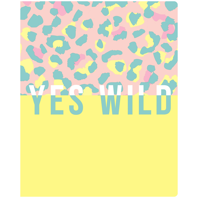 Тетрадь 48л., А5, клетка BG "Yes wild", суперэконом