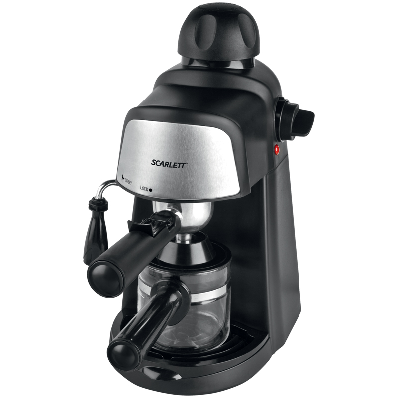 УЦЕНКА-Кофеварка рожковая Scarlett SC-037, 2-4 чашки, 800Вт