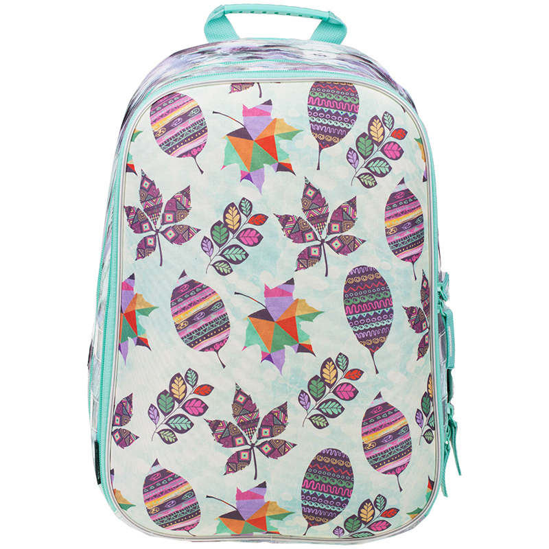 Рюкзак Seventeen Kids "Цветные листья" 39*28*15 см, 2 отделения, эргономичная спинка