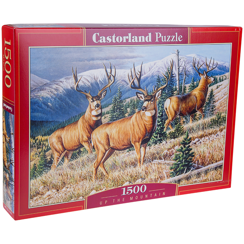 Пазл 1500 эл. Castorlаnd "Олени", картонная коробка