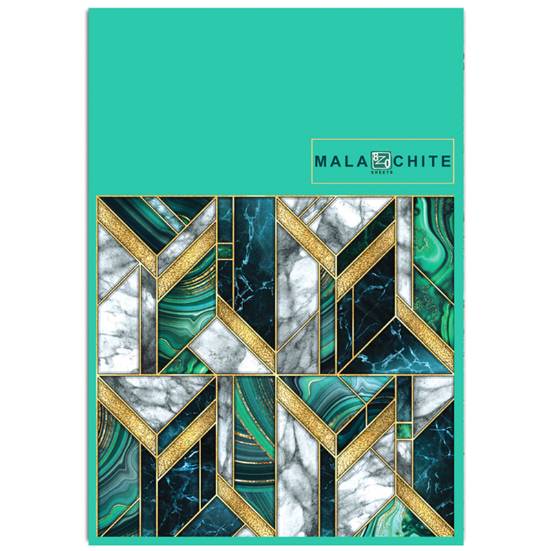 Тетрадь 80л., А4, клетка BG "Magic marble", выб. лак