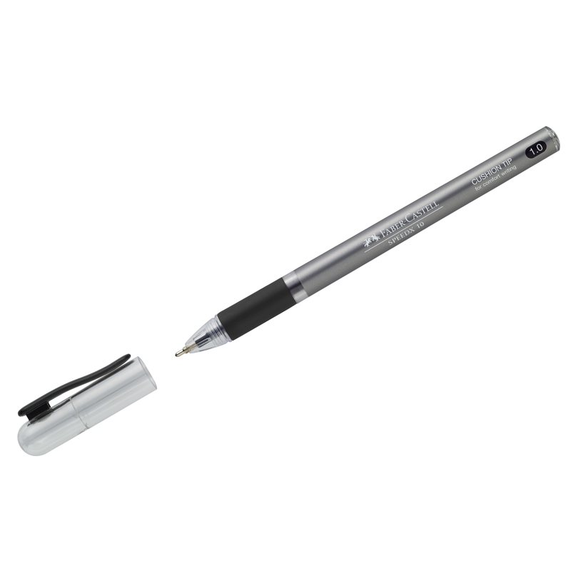 Ручка шариковая Faber-Castell "Speedx" черная, 1,0мм, грип