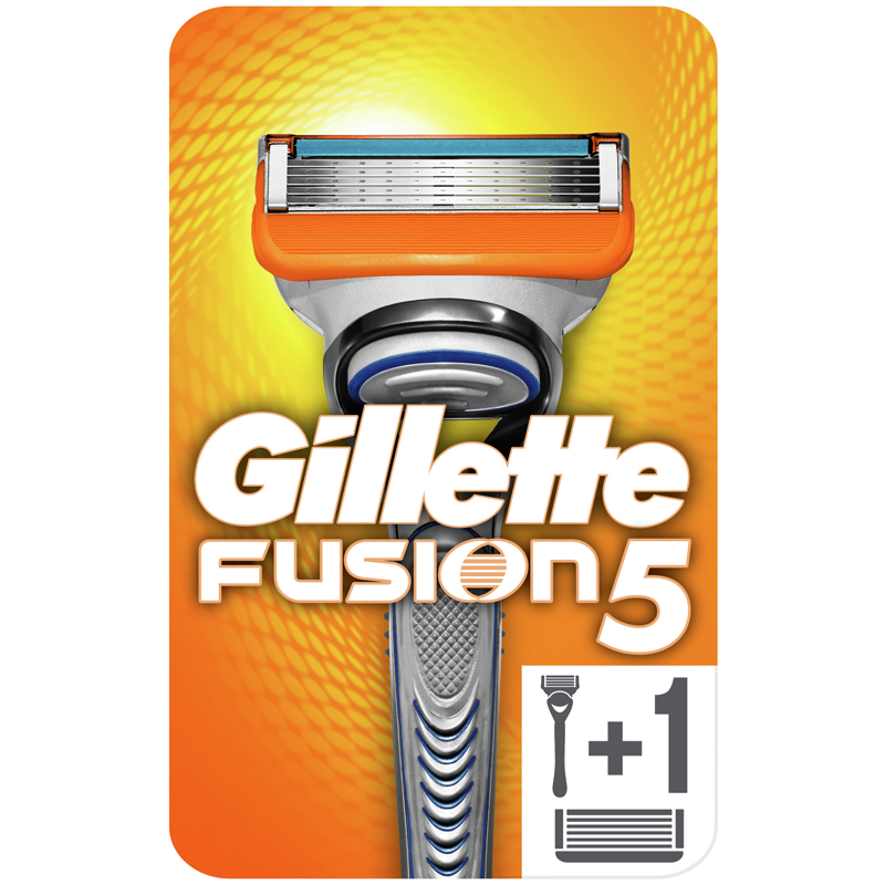 Станок для бритья Gillette "Fusion", + 2 кассеты (ПОД ЗАКАЗ)