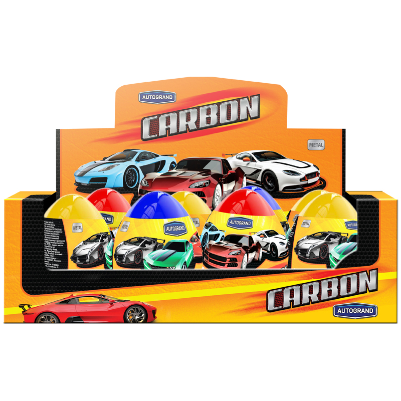 Машина игрушечная "SUPER SPEED CAR", 1:60, ассорти, яйцо-сюрприз