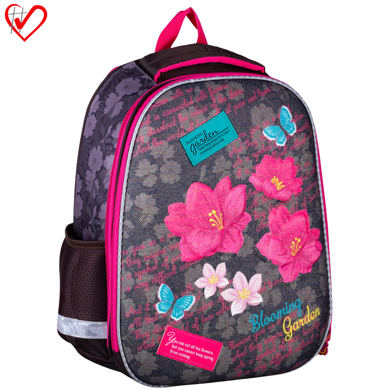 Ранец Berlingo Expert Pro "Flowers" 37*29,5*16см, 2 отделения, 2 кармана, эргономичная спинка