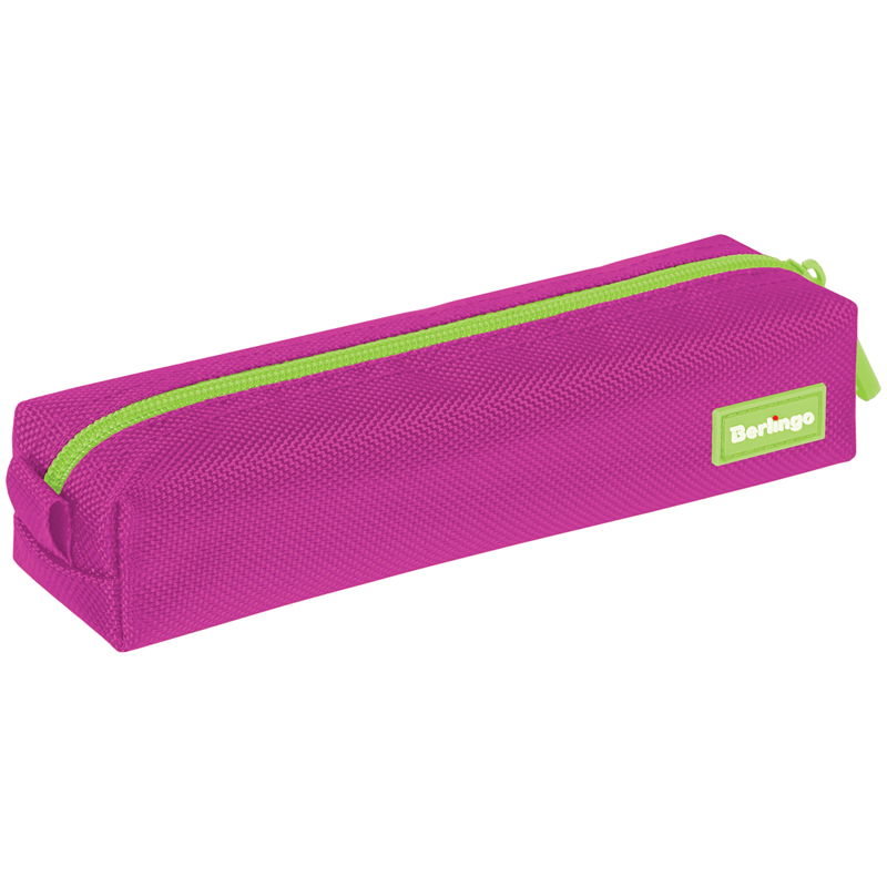 Пенал мягкий 195*50*40 Berlingo Color Zone "Pink", полиэстер