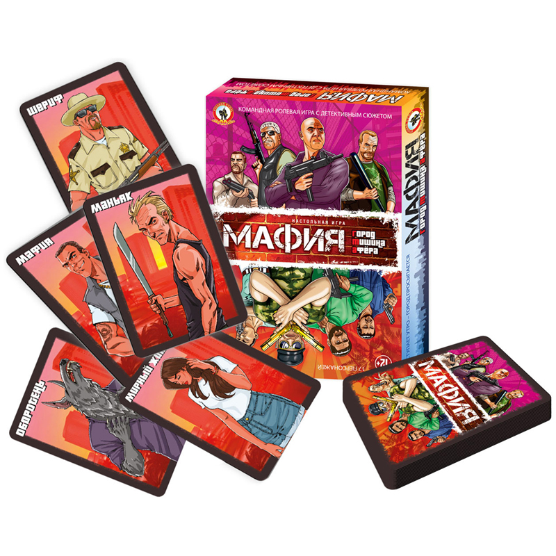Игра настольная Русский стиль "Мафия. Тишина Афера", картонная коробка
