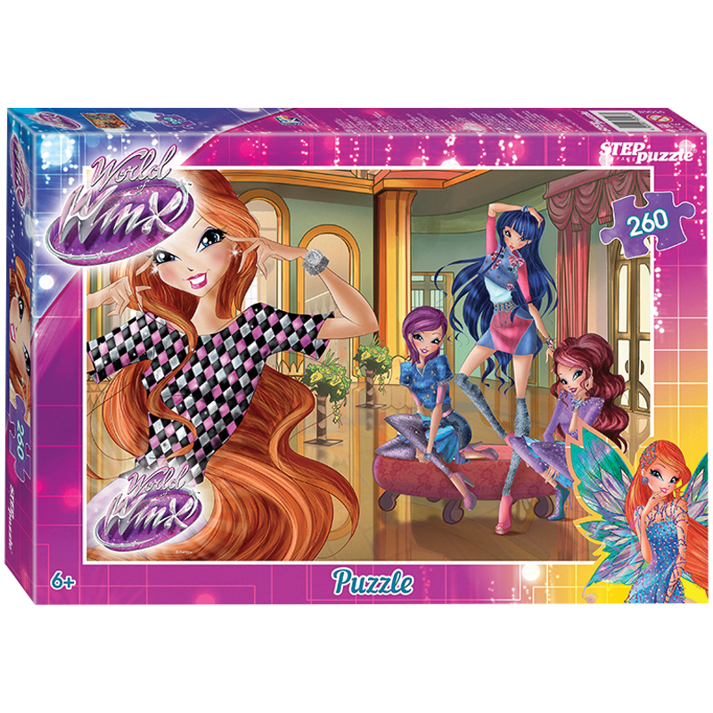 Пазл  260 эл. Step Puzzle "Rainbow.Winx  - 2"