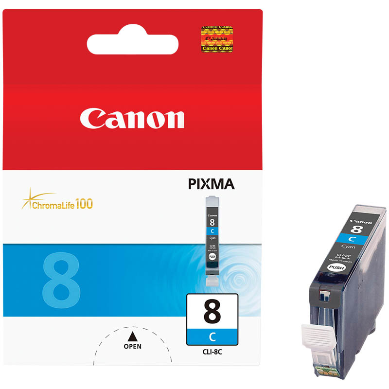 Картридж ориг. Canon CLI-8C голубой для Canon PIXMA iP3300/iP3500/iP4200/iP4300/iP4500 (625 стр.)
