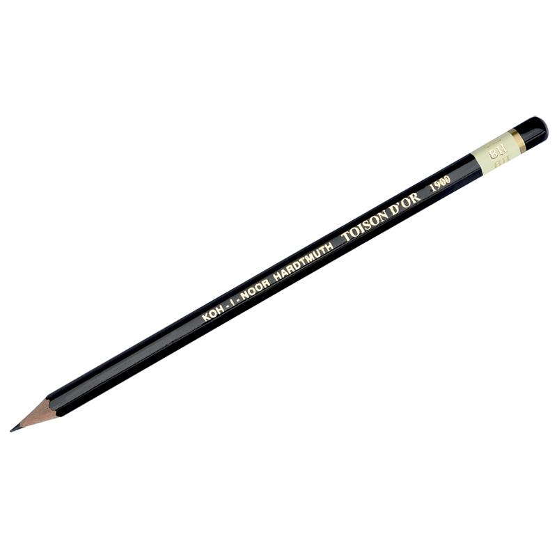 Карандаш ч/г Koh-I-Noor "Toison D'or" 8H, заточен.