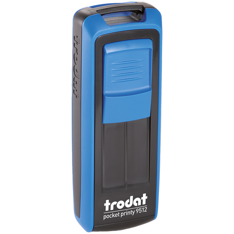 Штамп карманный Trodat Pocket Printy, пластик, 47*18мм, синияя подушка (148921)