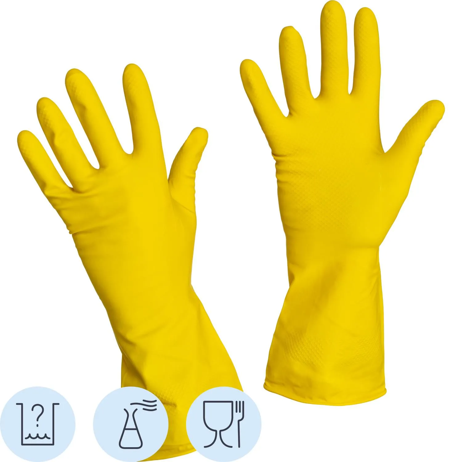 Перчатки латексные Gward LOTOS G60 60 гр желтые р.9