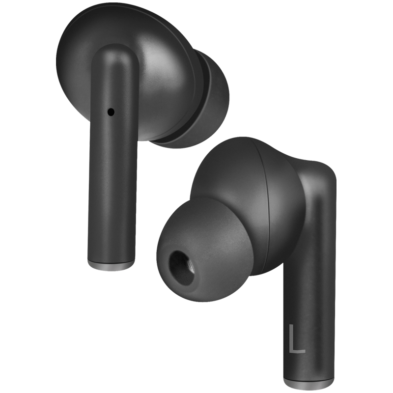 Наушники с микрофоном беспроводные Defender Twins 907, TWS, разъем USB Type C, черный