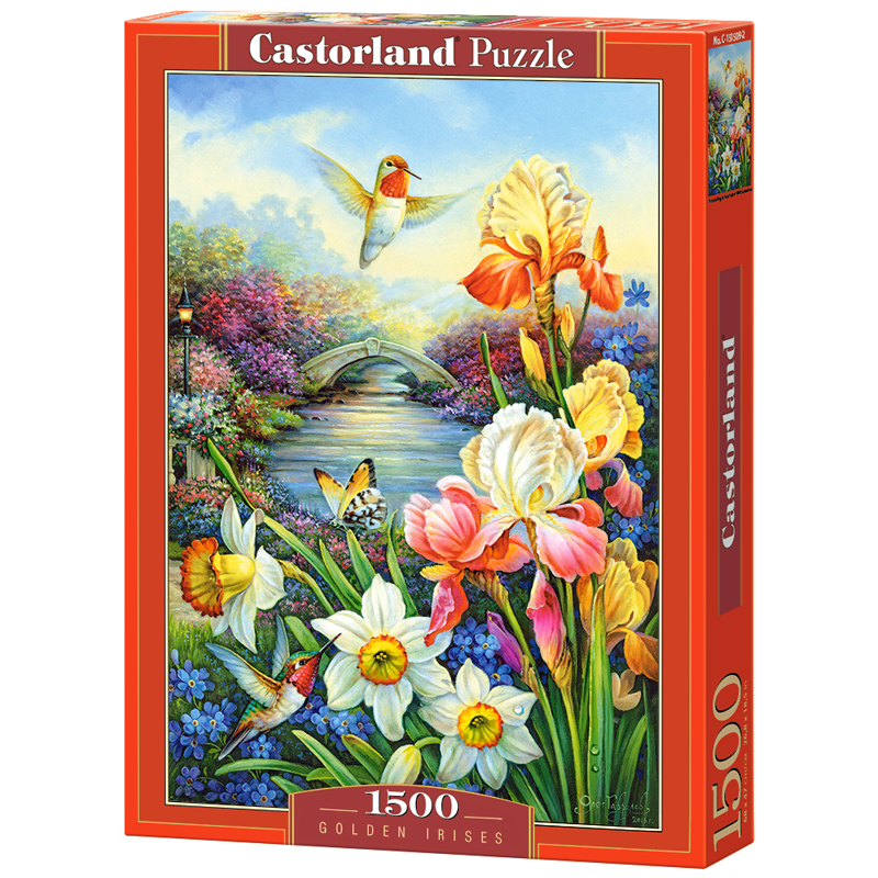 Пазл 1500 эл. Castorlаnd "Золотые ирисы"