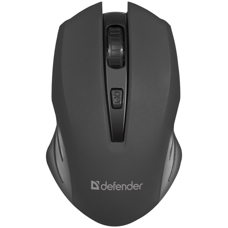 Мышь беспроводная Defender Datum MM-355, черный, 3btn+Roll
