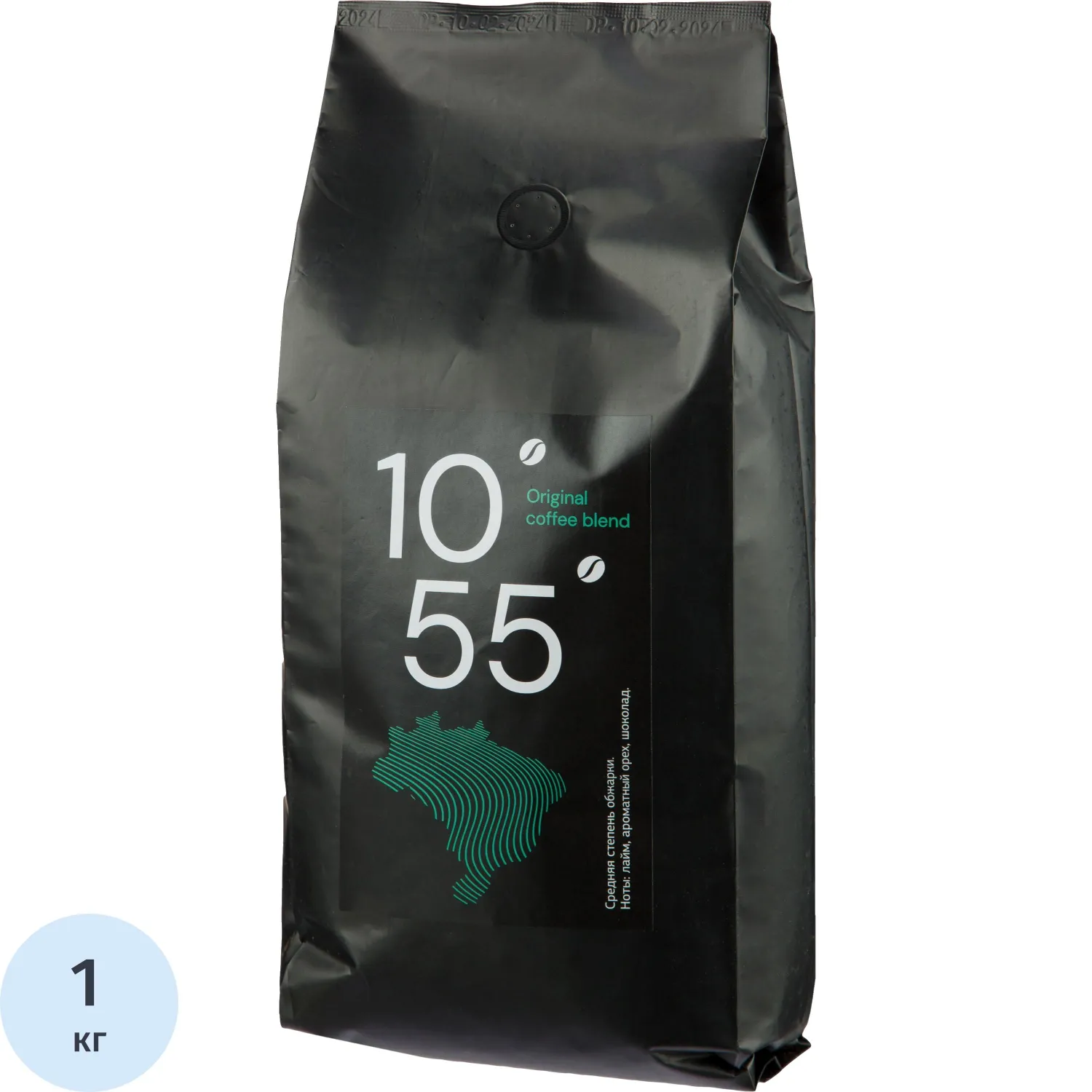 Кофе жареный в зернах 10/55 Original coffee blend, 100% Арабика, 1кг
