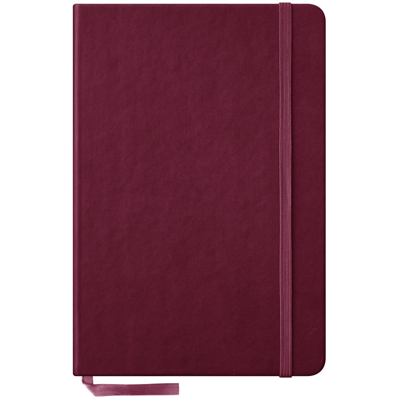 Ежедневник недатированный А5 96л., кожзам "Classic Velvet", корич., тон.блок 70г/м2, резинка, карман