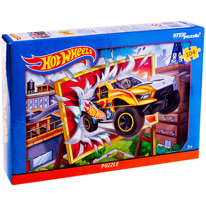 Пазл  104 эл. Step Puzzle "Hot Wheels"