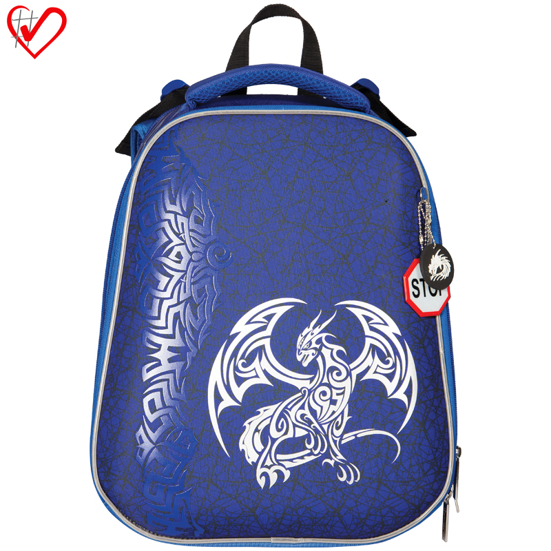 Ранец Berlingo Expert "Blue dragon" 37*29*18см, 2 отделения, анатомическая спинка