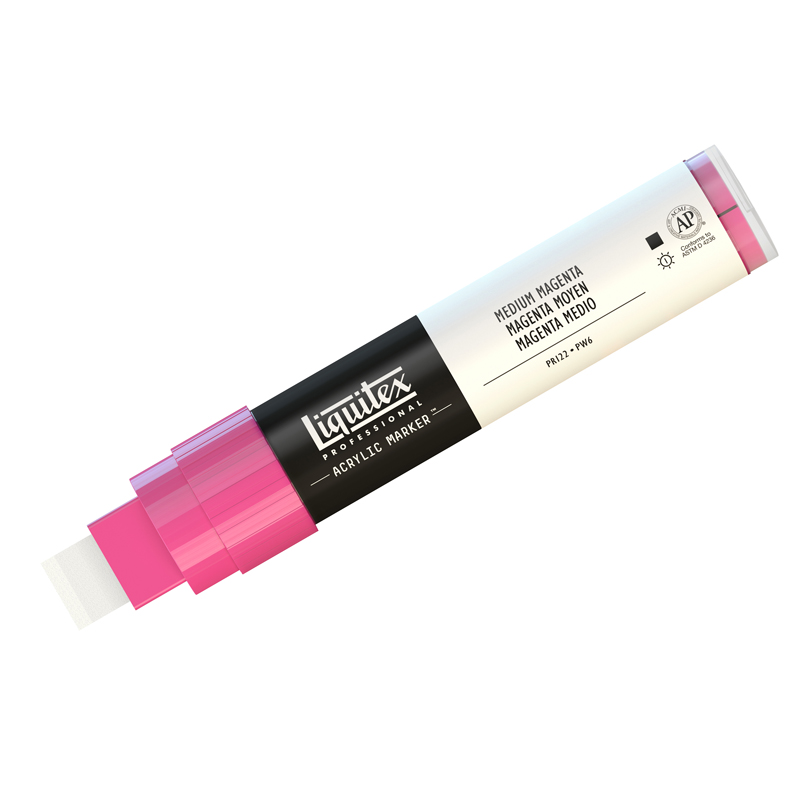Маркер акриловый Liquitex "Paint marker Wide" 15мм, маджента средняя
