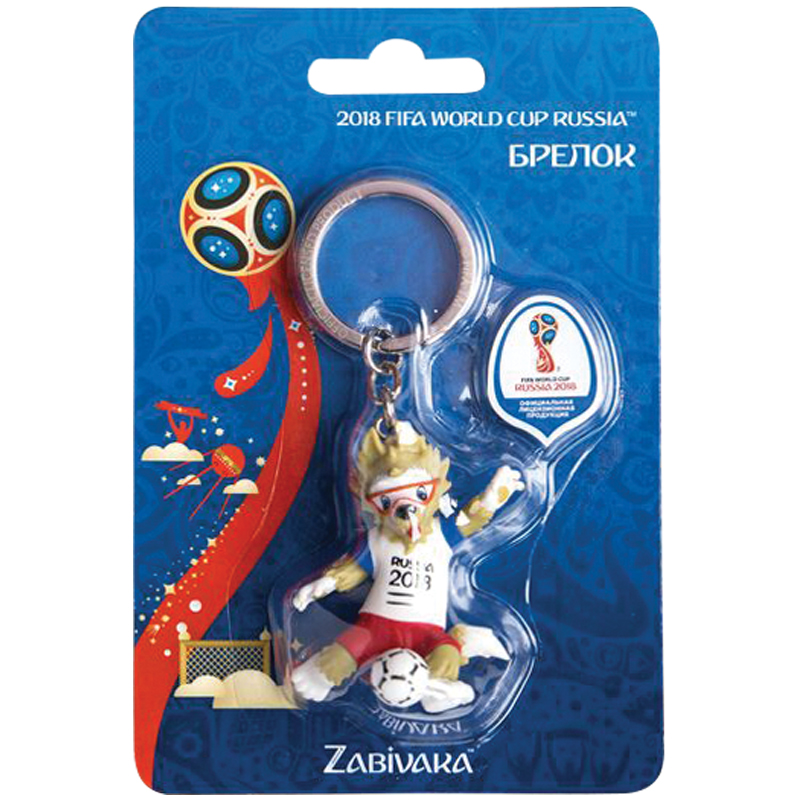 Брелок FIFA2018 "Забивака. Удар!", 3D, ПВХ