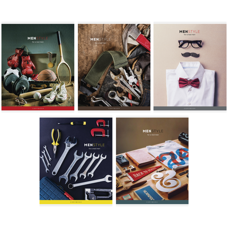 Тетрадь 48л., А5, клетка ArtSpace "Стиль. Men's style"