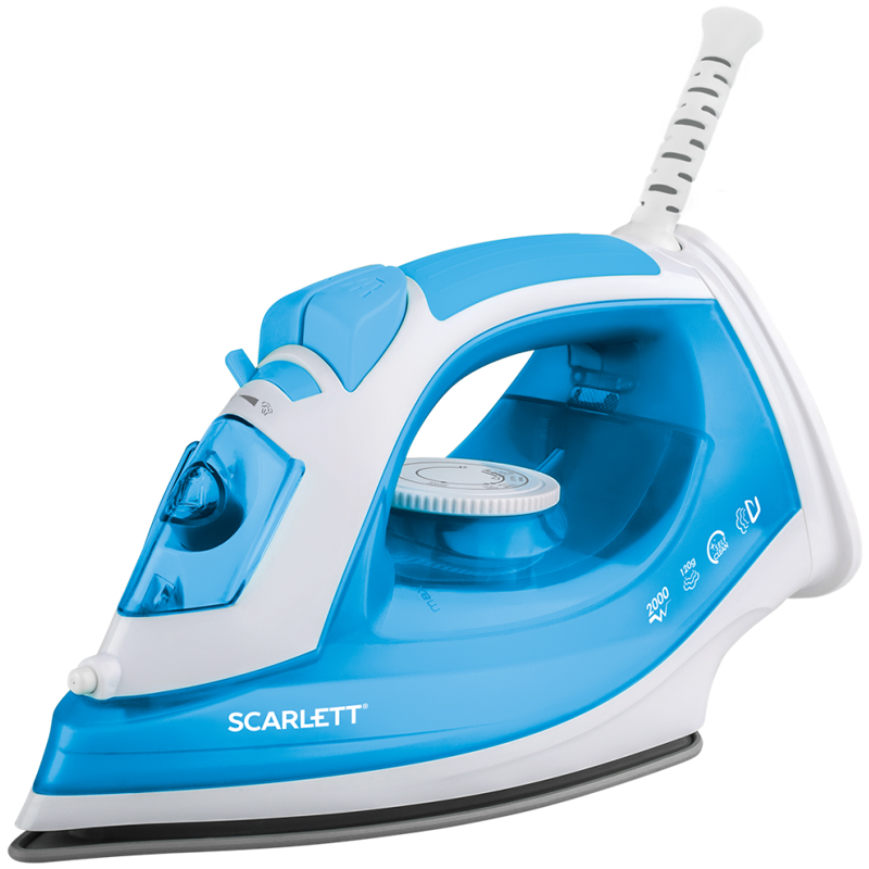 Утюг Scarlett SC-SI30K43, 2000Вт, керамическое покрытие, самоочистка
