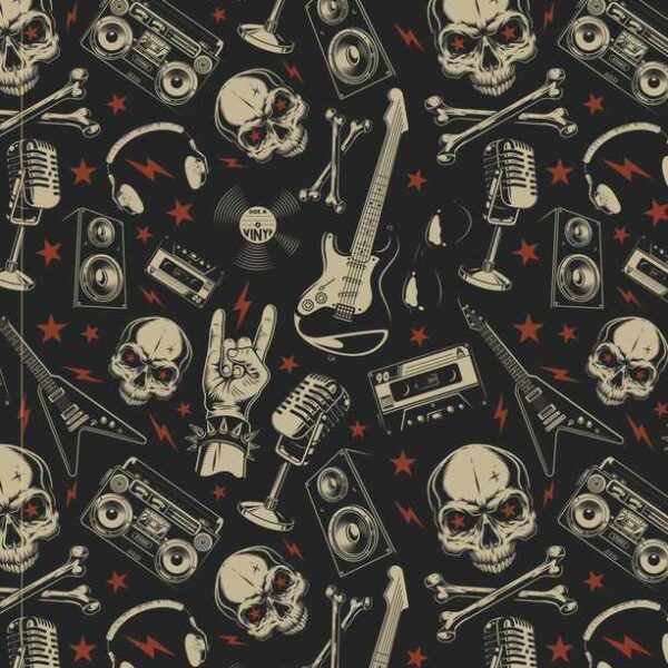 Тетрадь общая Lamark "Rocker/Рокер", А5, 80 л., на склейке, 148х193 мм, кремовый блок в точку, ламинация Soft touch/Мягкое на ощупь