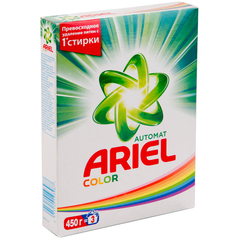 Стиральный порошок для авт. стирки ARIEL, Колор 450гр