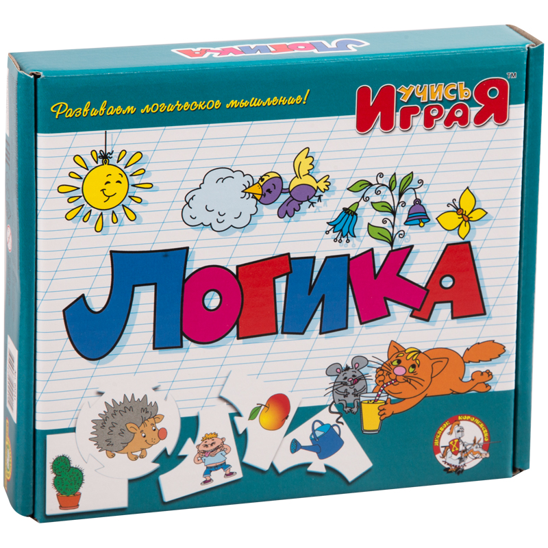 Игра обучающая Десятое королевство "Учись играя. Логика", картонная коробка
