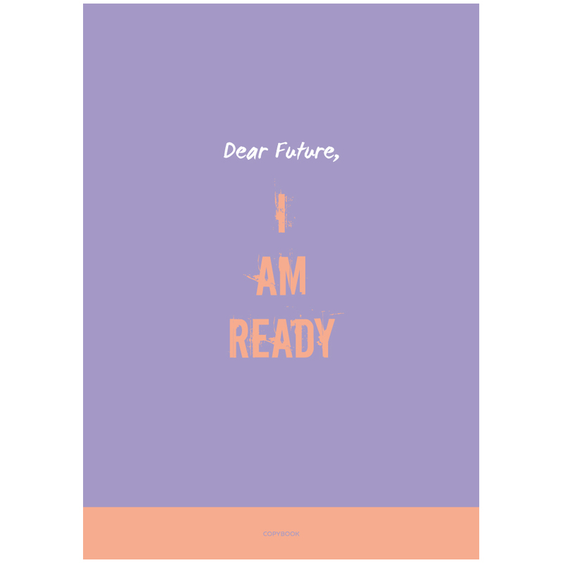Тетрадь на кольцах А4, 160л., BG "Dear future", матовая ламинация, выб. лак