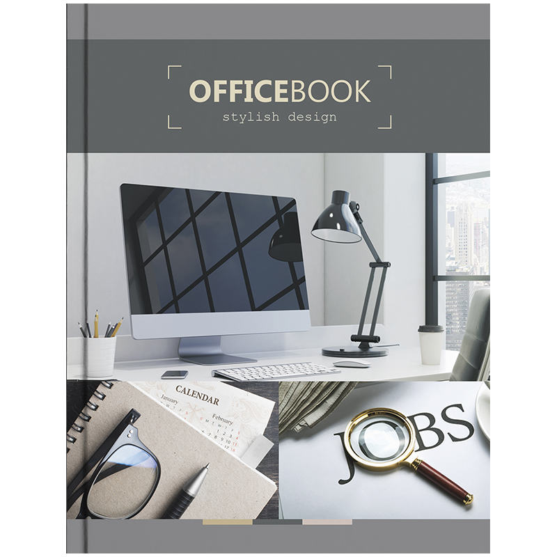 Ежедневник недатированный, A6, 160л. 7БЦ OfficeSpace "Офис", глянцевая ламинация