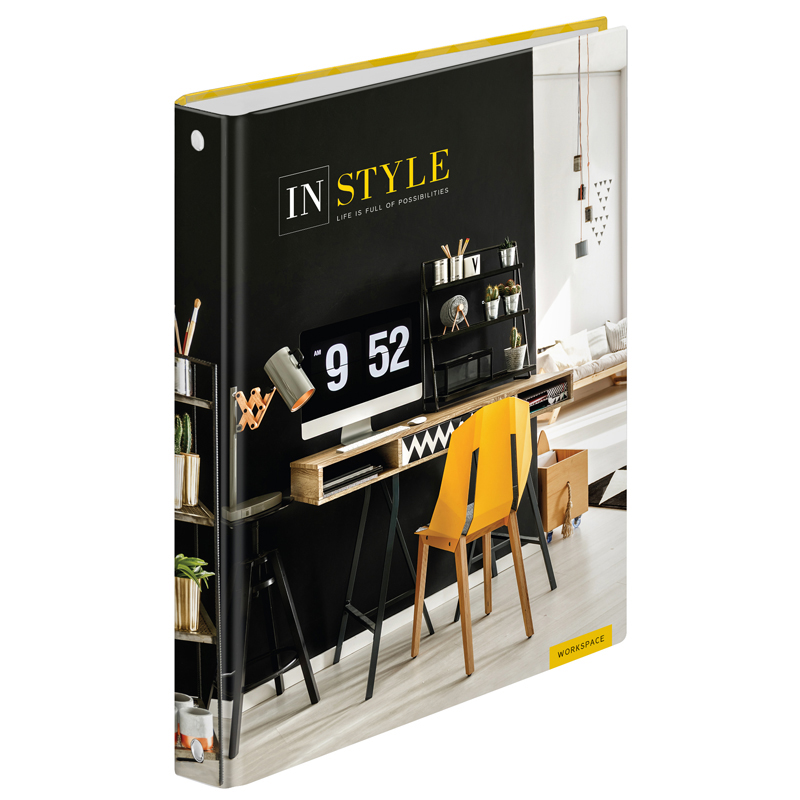 Тетрадь на кольцах А4, 100л., 7БЦ, ArtSpace "Офис. In style", глянцевая ламинация