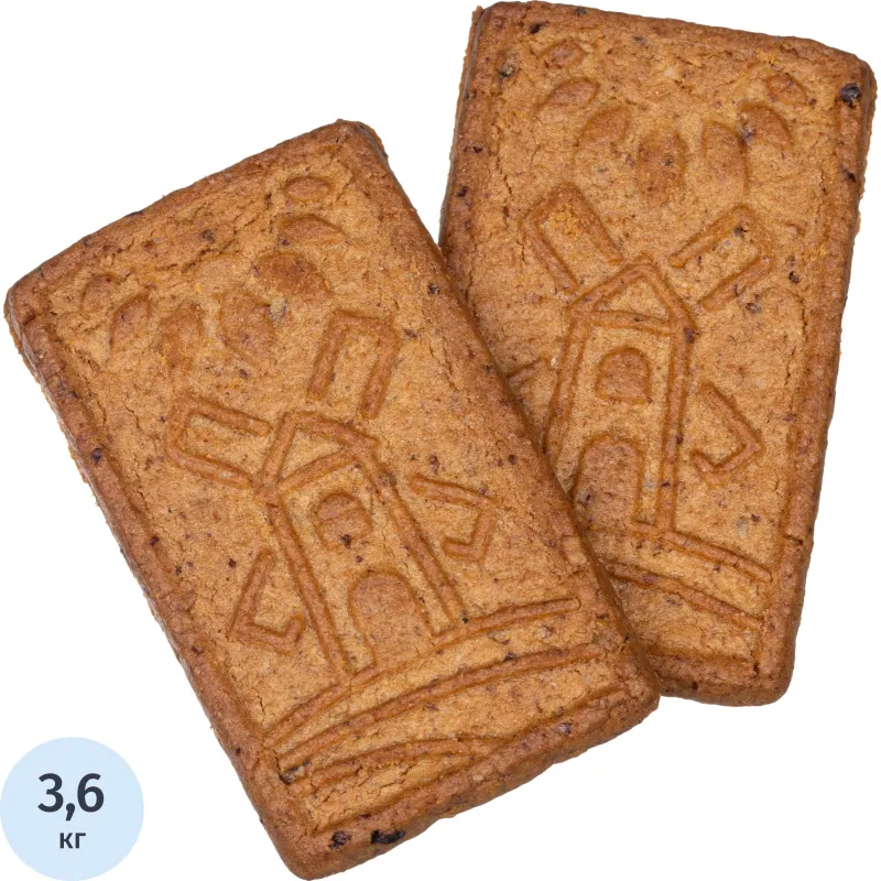 Печенье Коломенское злаковое Овсяное хрустящее томленое в печи, 3,6кг/уп