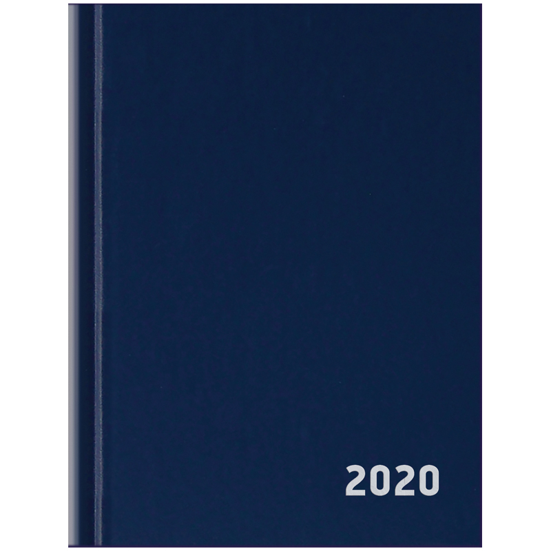 Ежедневник датир. 2020г., A6, 168л., бумвинил, OfficeSpace, синий