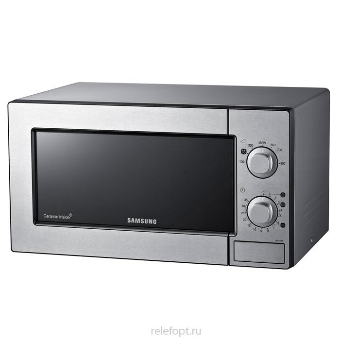 Микроволновая печь Samsung ME-712MR, механическое управление, металлик